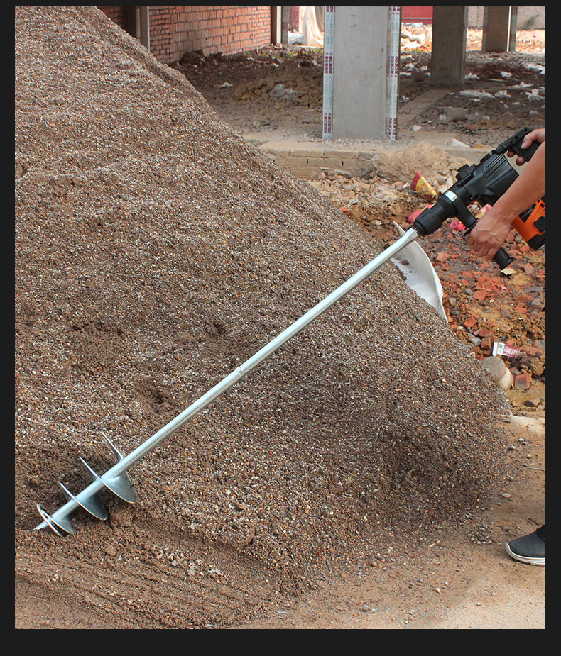 工具水泥搅拌机贴地砖和砂电锤水钻螺旋打灰杆经典款搅灰器带2接头