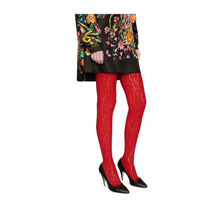 保证gucci古驰女士紧身打底袜连裤袜丝袜预售代购3g4075600粉代购s