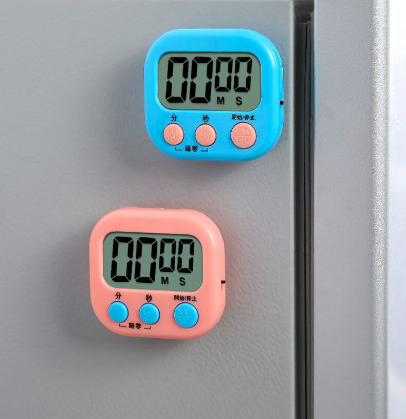 计时器提醒做题考研秒表 时间管理学生网红学习 新功能方形24小时制4