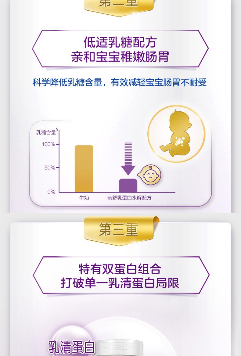 美赞臣亲舒幼儿奶粉3段800克2罐
