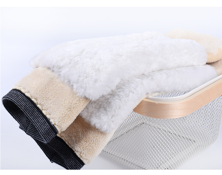 三层加厚羊皮毛保暖护膝男超厚膝盖关节防寒女护小腿老寒腿老人冬