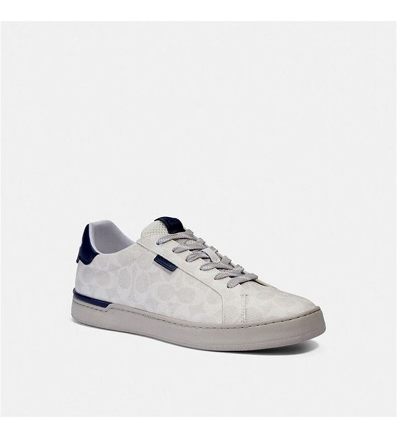 coach蔻驰男鞋lowline经典老花复古低帮耐磨舒适休闲鞋男子时尚潮流