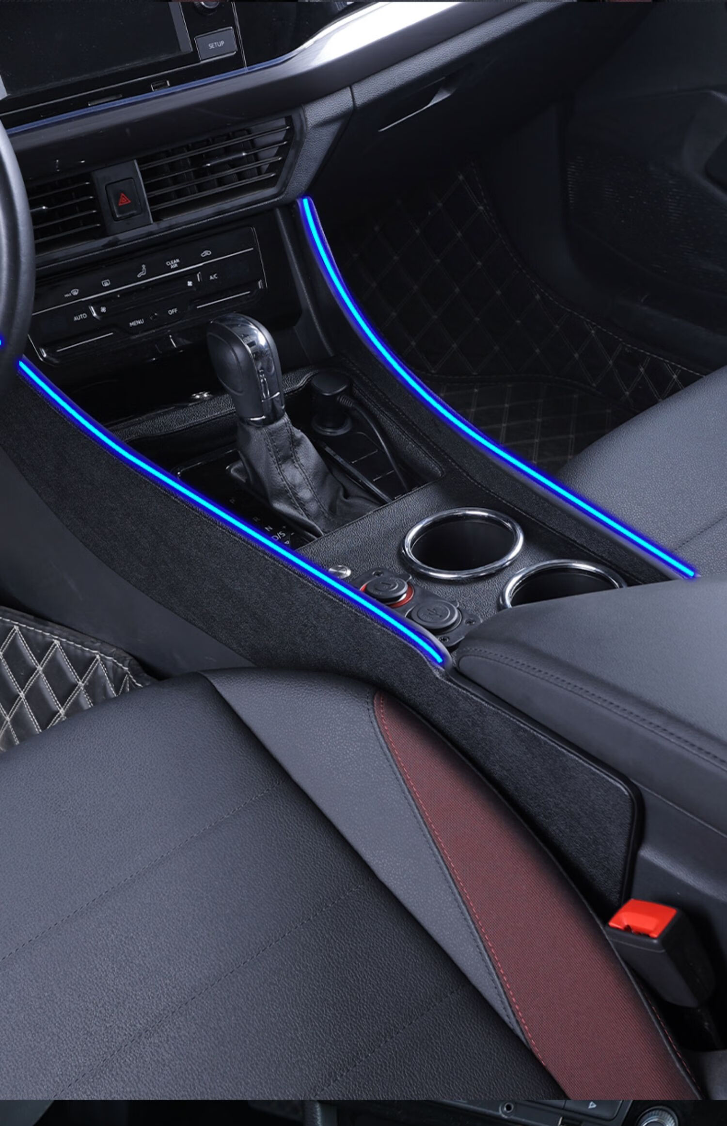 适用于yingpan大众朗逸扶手箱改装专用蔚领中央通道13-21款朗逸plus