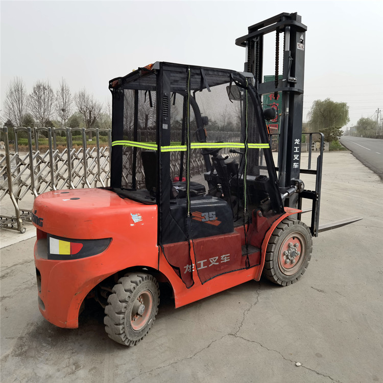 适用于定做全包加厚叉车挡雨帘挡风罩防雨新款合力顶棚电动杭州叉遮阳
