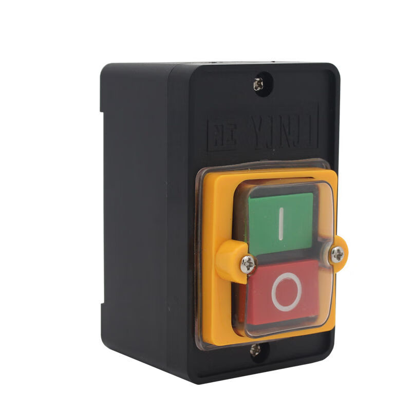 按钮开关防水控制开关台钻按钮220 380v10a机器开关 ka0-10kh 带盒