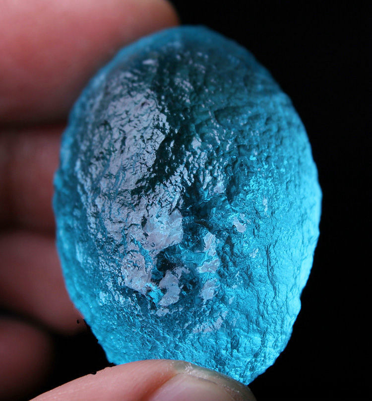 俄罗斯蓝陨石 把玩原石 diy吊坠宇宙能量石 俄罗斯随形蓝陨石约21-25