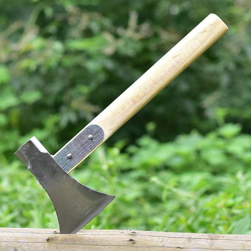 家用斧子木工斧劈柴斧砍树砍柴斧户外斧头野营斧弹簧钢手工锻打轨抛光