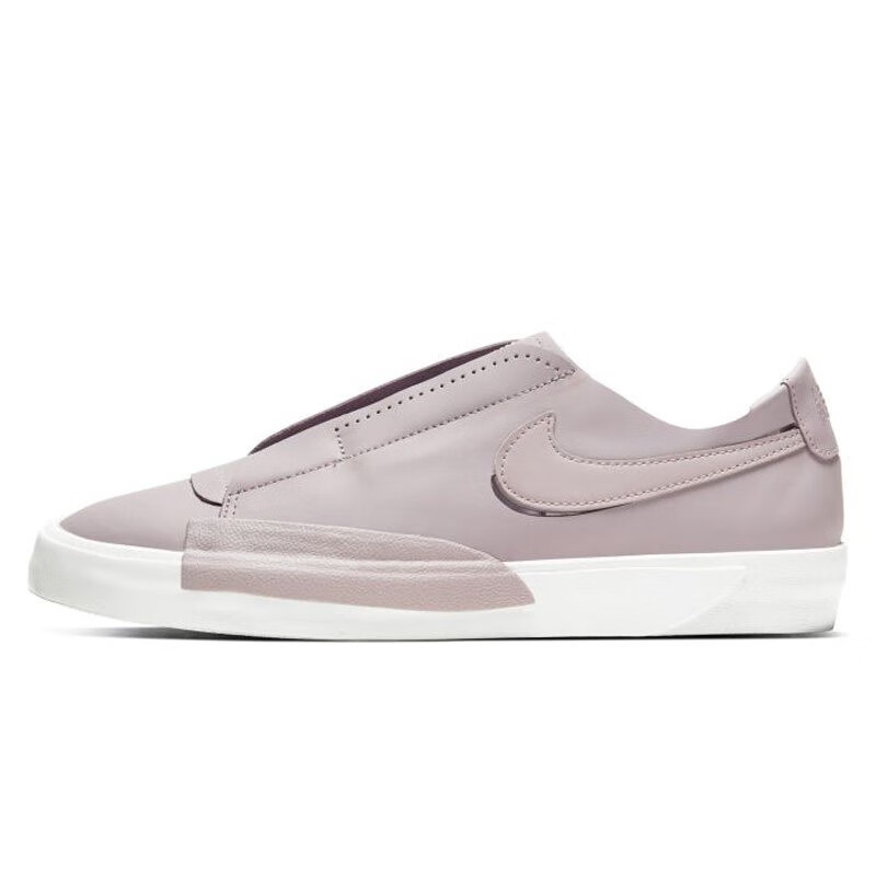 nike耐克女鞋新款樱花粉皮质低帮轻便休闲运动一脚蹬cj1651-001 d cj