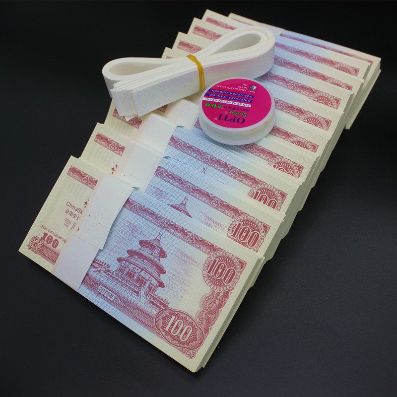 点钞练功用券点钞劵100银行专用点钞币券点钞蜡捆钞纸学生银行姒桀