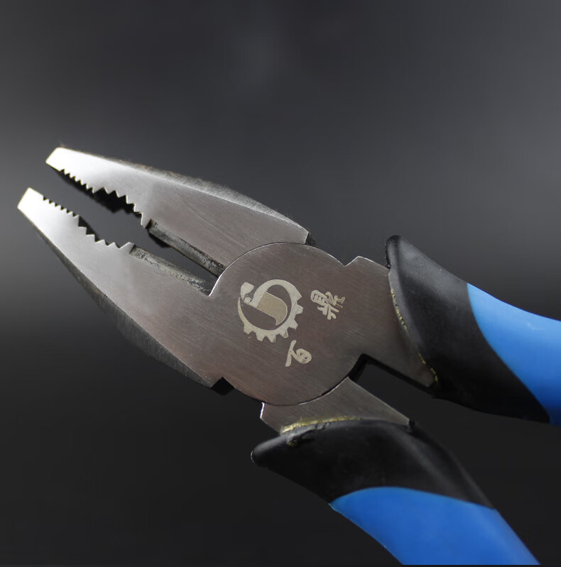 钢丝钳老虎钳多功能尖嘴钳斜嘴钳电工钳子虎口钳钢丝剪加强型6寸尖嘴