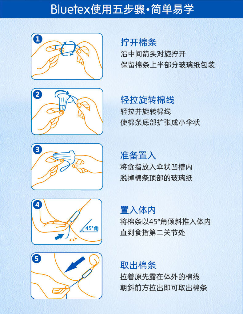 卫生棉条真人做步骤图片