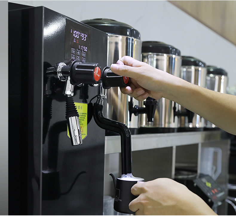 维仕美vvmax蒸汽奶泡机商用奶茶店蒸汽开水机器全自动多功能大容量萃