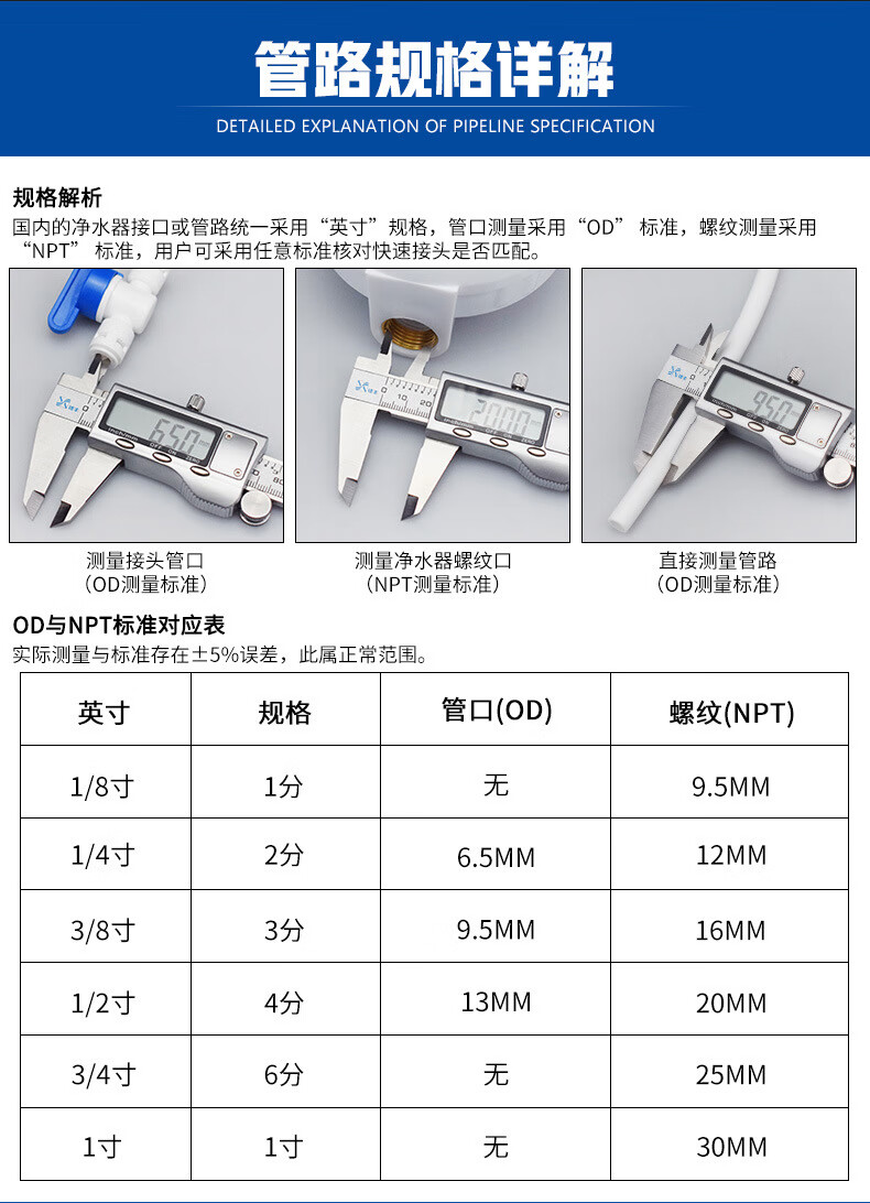 批发净水器快接头2分4分转接头水管配件通用螺纹快速接头三通球阀 2分
