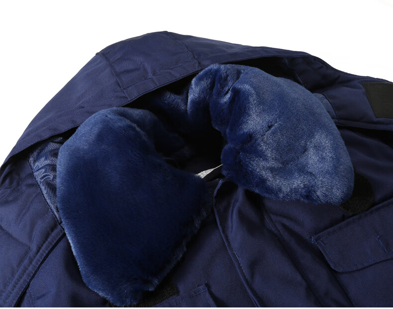 火焰蓝消防作训大衣消防训练棉服保暖棉袄冬季加厚防水大衣 175/100