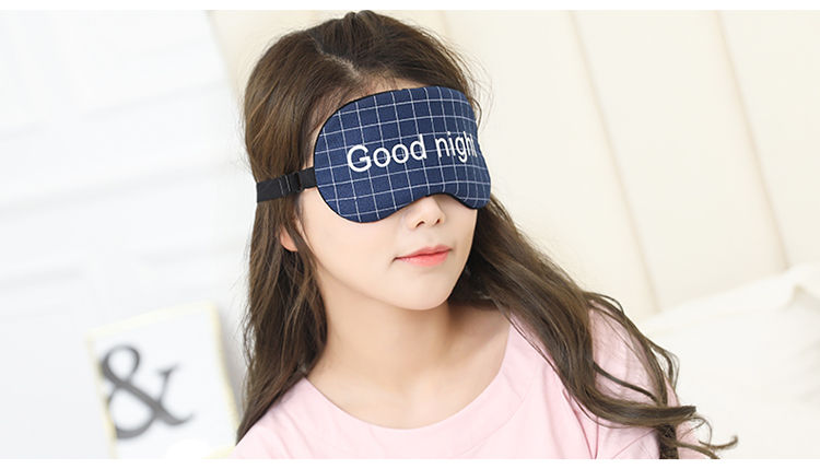 眼罩睡眠 遮光透气女可爱卡通学生睡觉冰敷眼罩男儿童耳塞纯棉少女