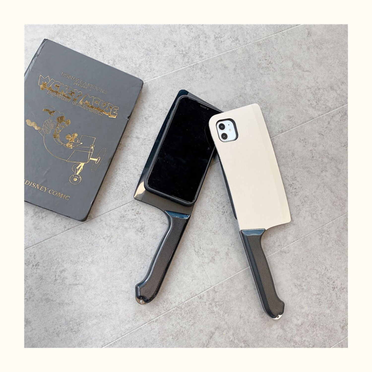 aicsrad 菜刀华为magic3荣耀50手机壳60小众x30i刀形x30刀型60 黑色