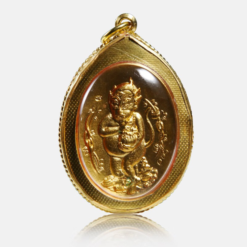 璀福银楼 泰国佛牌版五眼四耳挂件正牌真品阿赞苏斌二哥丰项链吊坠