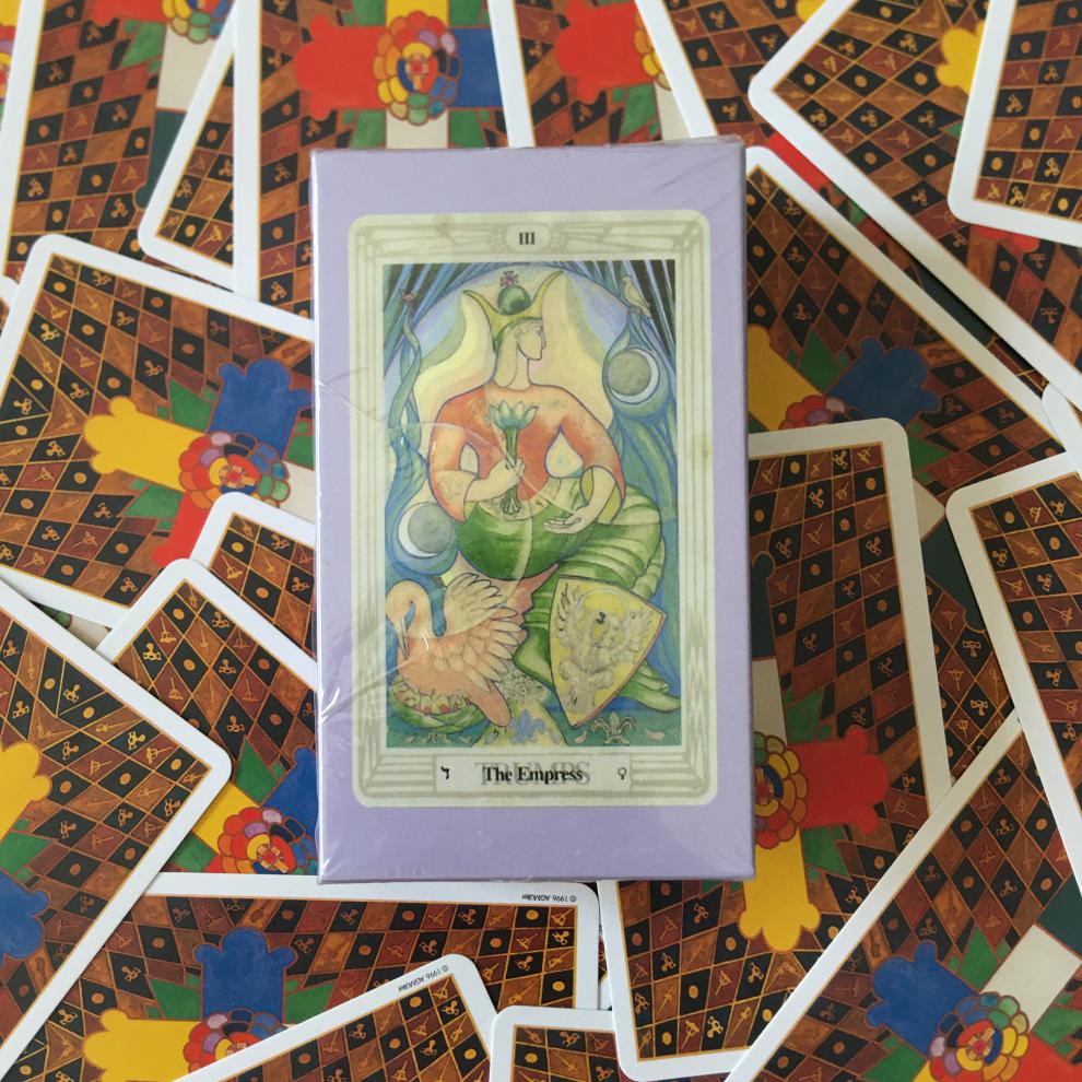 dcw aleister crowley thoth tarot 透特塔罗牌英文定制卡牌 透特塔罗