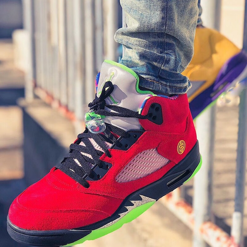 nike耐克男鞋女鞋 air jordan 5 aj5 cny中国新年 白红撕撕乐篮球鞋dd