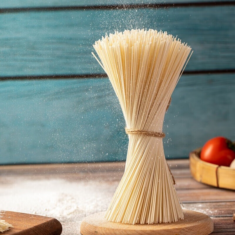 张爷爷第三张涛梅手工空心挂面陕西特产吴堡张涛梅手工面条速食400g6