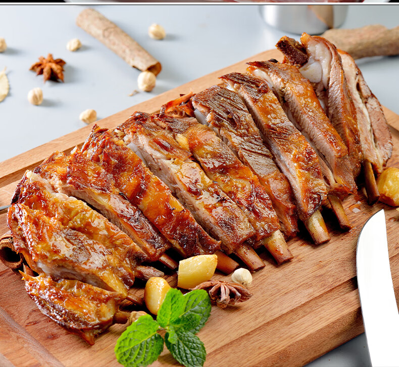 生羊排1500g羊排新鲜现杀现发羊排骨生羊排肋排羔羊排手抓羊排食材