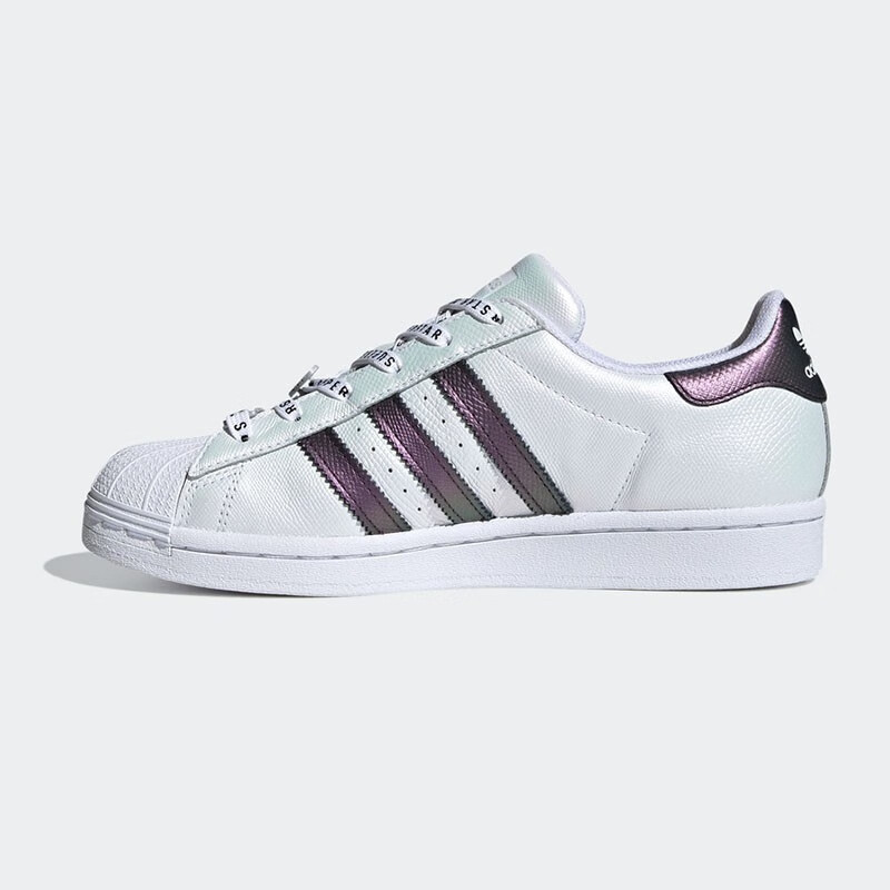 adidas阿迪达斯三叶草女鞋2020新款运动鞋鞋低帮贝壳头板鞋休闲鞋fv