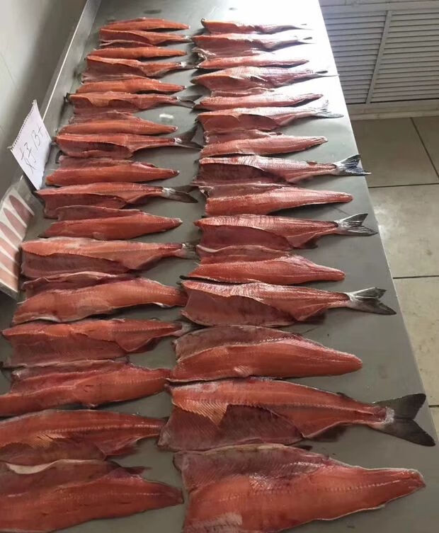 俄罗斯风味熏鱼大马哈鱼整条熏鱼开袋即食下酒菜多种重量马哈鱼一斤