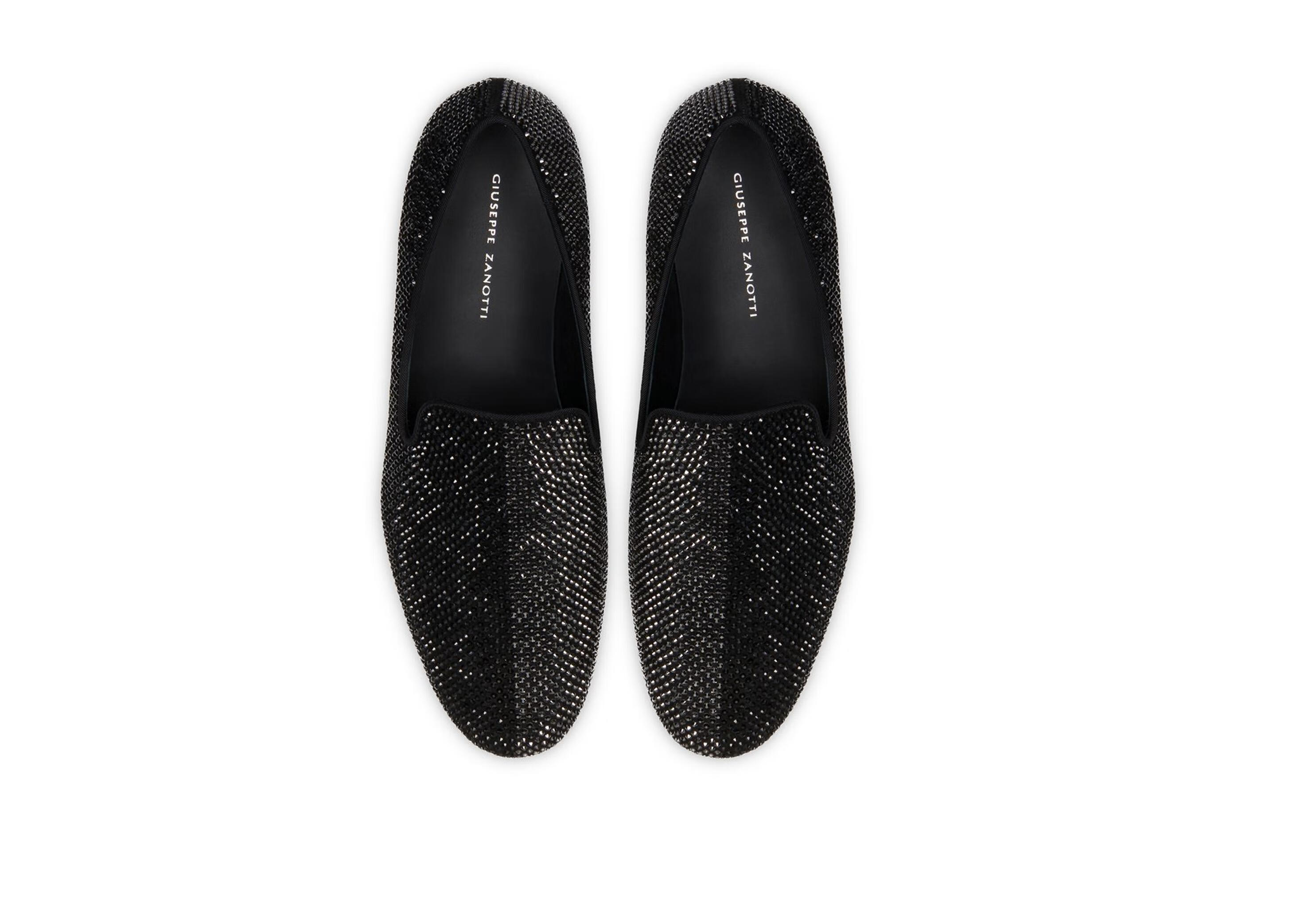 朱塞佩 萨诺第(giuseppe zanotti)20秋冬男士lewis 拼接乐福鞋 黑色