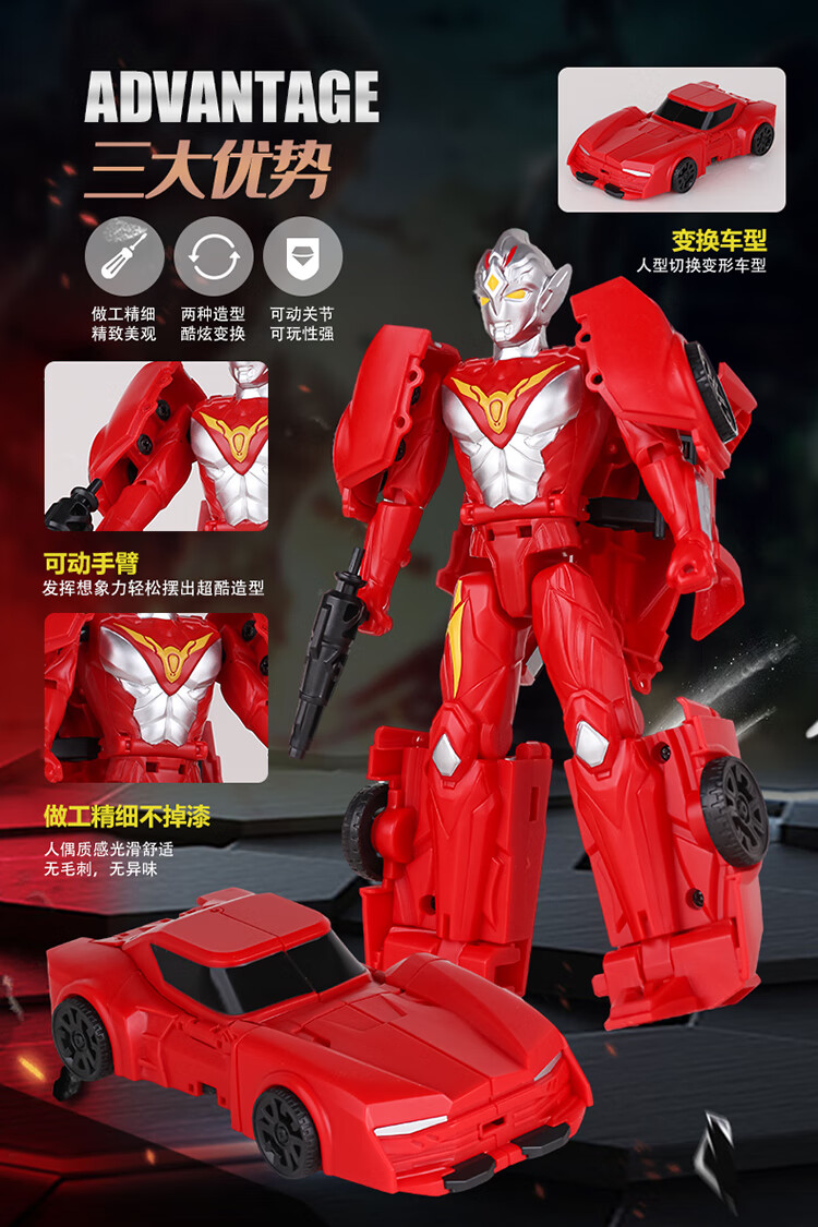 机甲人偶全套合体金刚机器人 变形机甲-朱雀【双形态自由变换】【图片