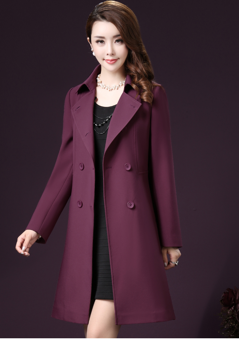 系带妈妈外套 紫色 l 商品编号:10020608821575 店铺: 王小鸭旗舰店