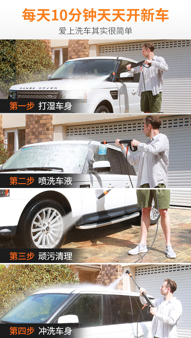 亿力yili 高压洗车机洗车泵家用2v高压洗车水枪洗车机清洗机刷车泵洗车神器ylq47c 征服者 标配版 8米出水管 图片价格品牌报价 京东