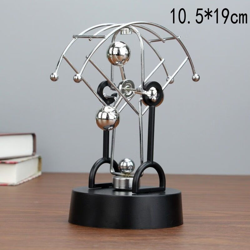 能量守恒物理牛顿摆方形大中小撞球弹力碰球模型摆件新奇特别礼品小号