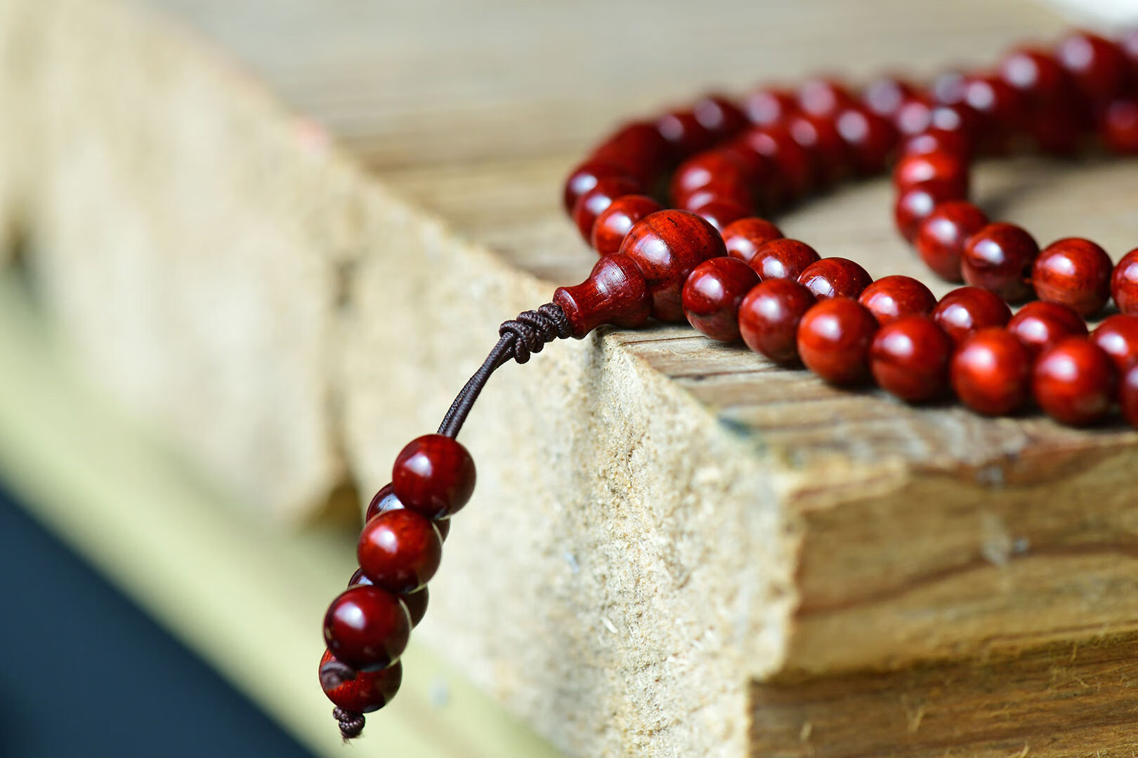 正宗印度小叶紫檀手串老料满金星108颗佛珠念珠开光檀木男女手链 精品