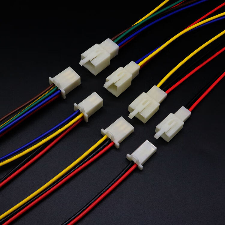 汽车线路电线对接头公母插头两芯对插快速连接器四方插4p电瓶车用 六