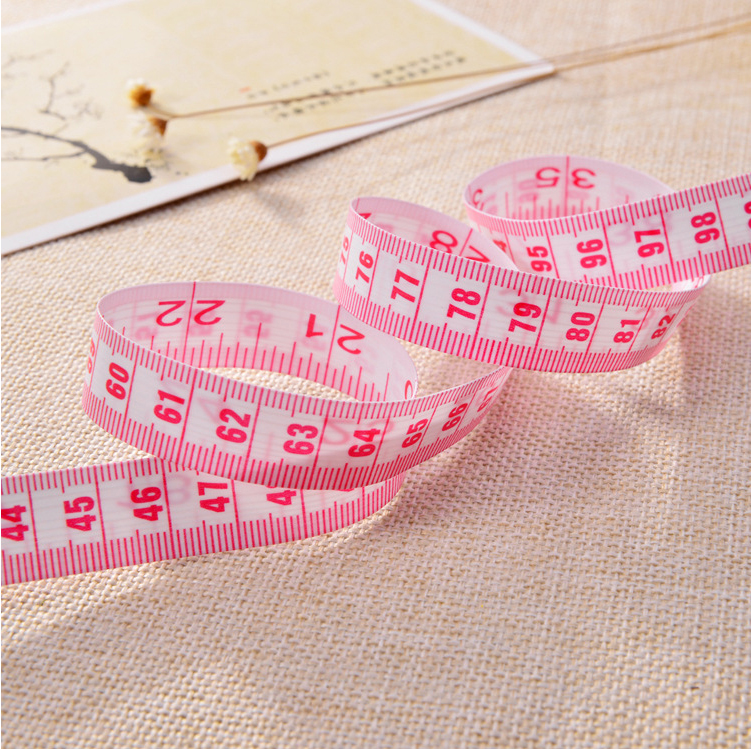 2米量身高尺皮尺软尺卷尺迷你小尺子测量衣服腰围胸围的三围米尺 白色