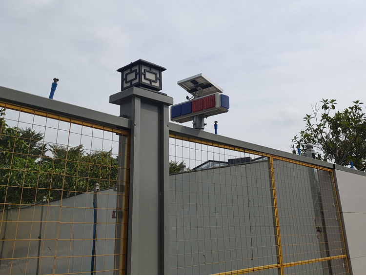 市政工程建筑工地围挡灯围栏灯柱头灯围墙灯黑色接电款200200