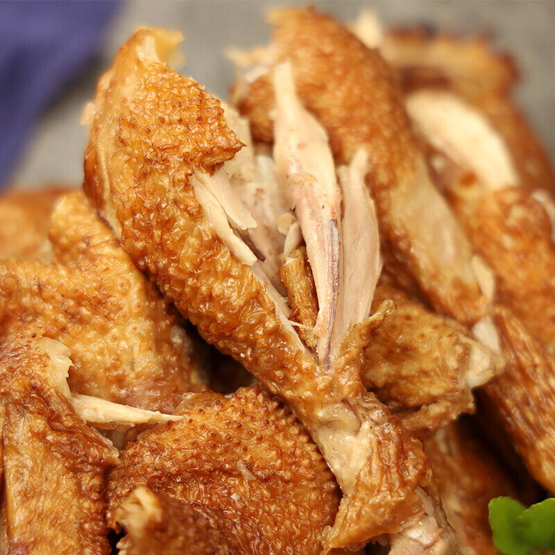 烧鸡整只徐州特产睢宁大王集手撕鸡肉王集扒鸡熟食500g即食袋装500g1