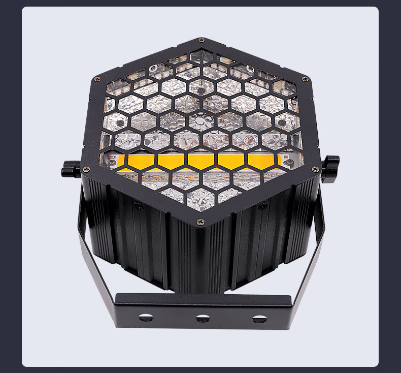 复古灯可拼接帕灯跑马效果背景灯全彩cob爆闪led六角染色灯单颗100w