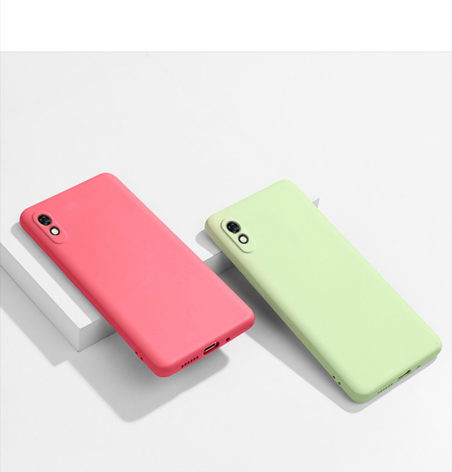 fottos红米9a手机壳全包镜头小米redmi9a液态硅胶红米9保护套redmi 9c