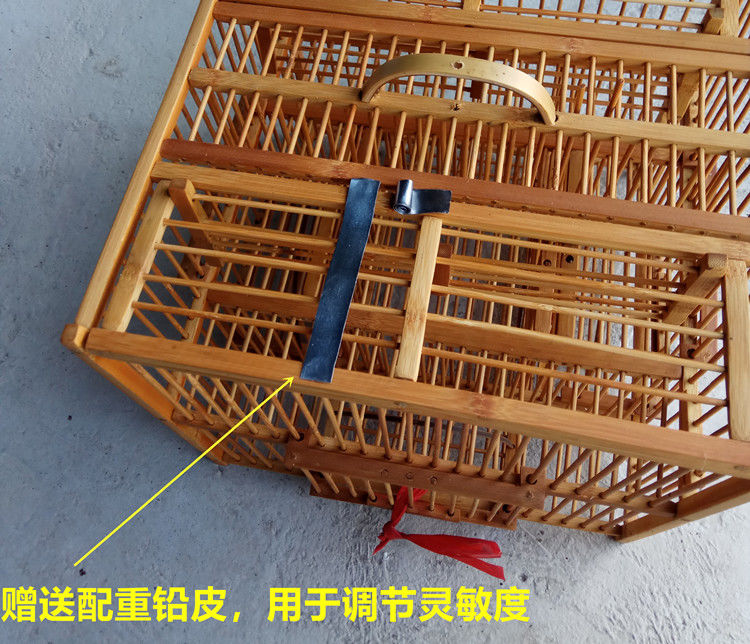 升级款黄豆鸟收藏踏笼画眉笼鸟笼媒子鸟笼母鸟笼上山笼黄豆老款大号六