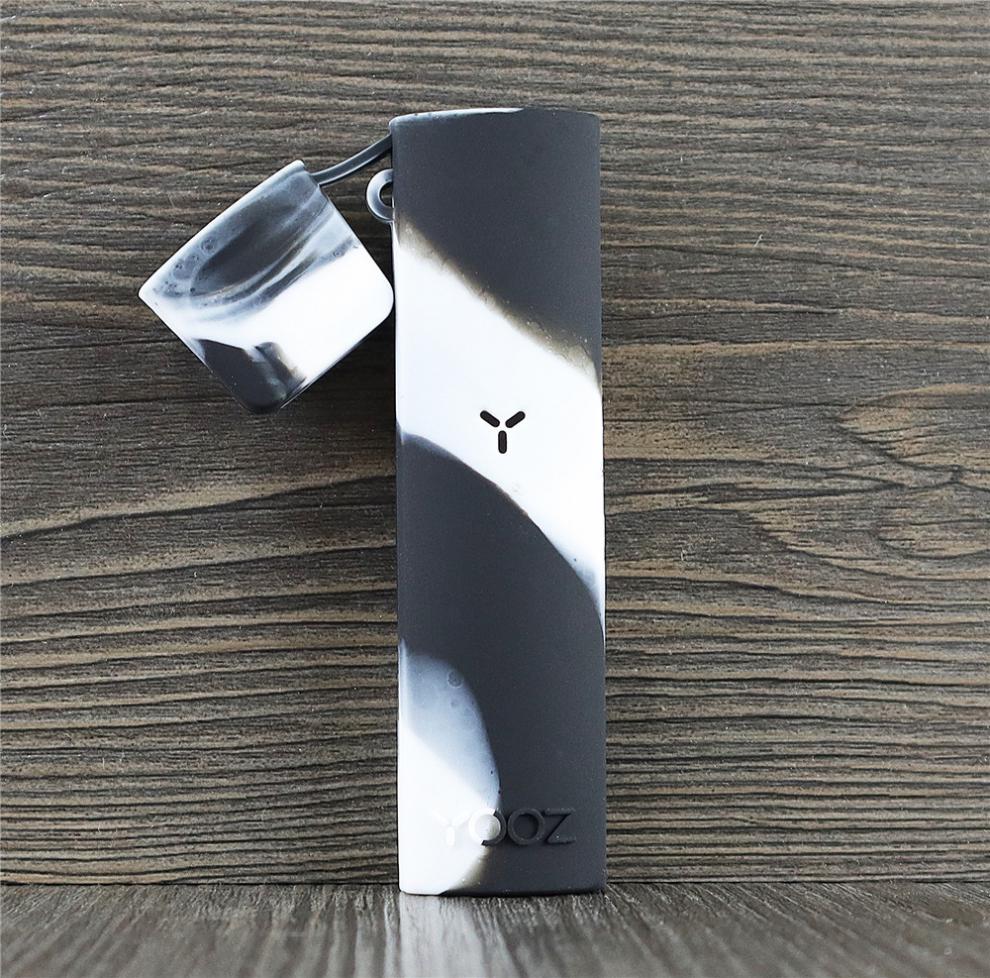 丫ooz柚子烟杆硅胶保护套防尘壳yoz电子式一代yoooz二代皮套挂绳 红色