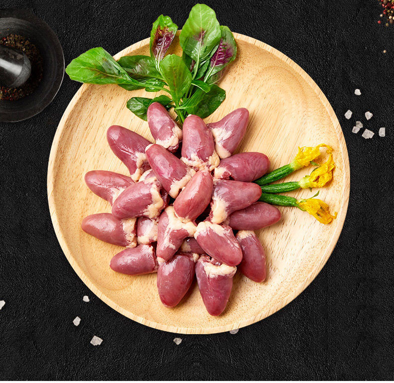 新鲜鸭心冷冻 烧烤卤味 冷冻鸭心 脏鸭内脏生鸭心炒菜食材生鲜 4斤