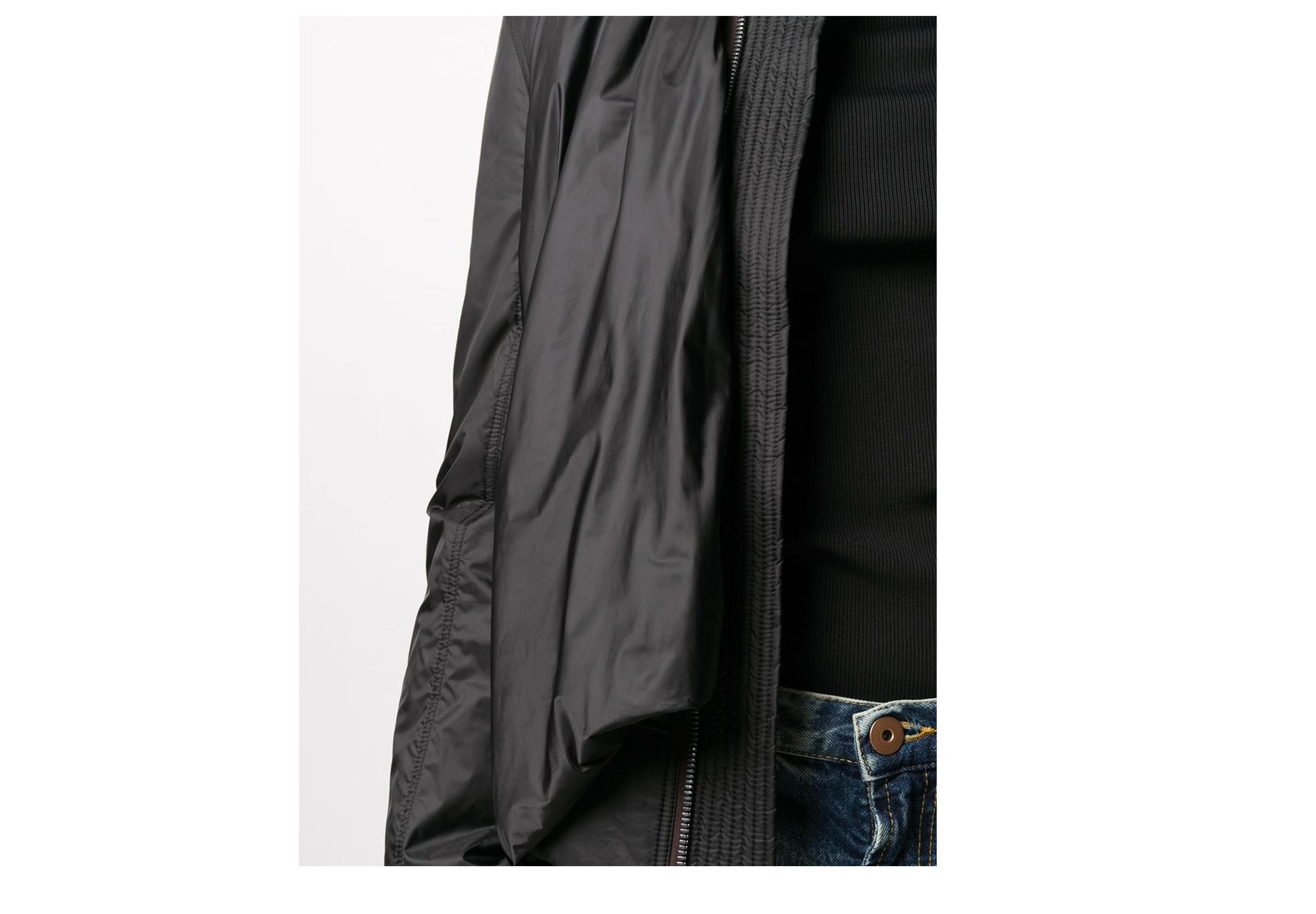 瑞克·欧文斯(rick owens)20秋冬女士垂坠细节飞行员夹克 褐色 it38