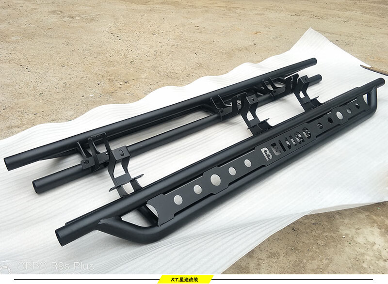 北京bj40 40l越野车改装 脚踏板 侧踏板 边杠 侧杠 bj40l两门四门 40