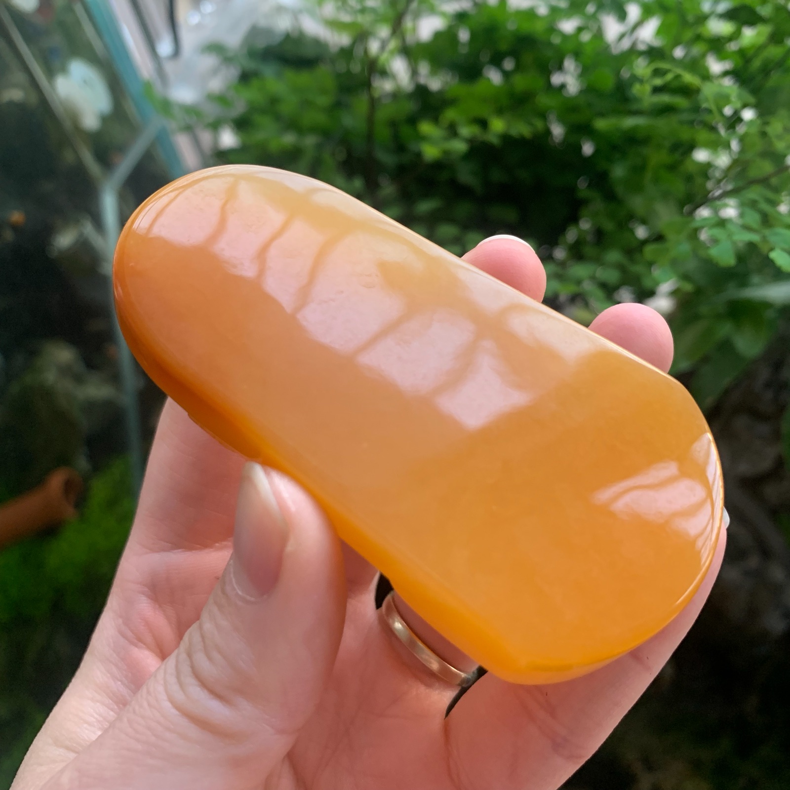 k&k 宝钰云南龙陵天然黄龙玉洋烟河老料鸡油黄一念之差佛牌带证书