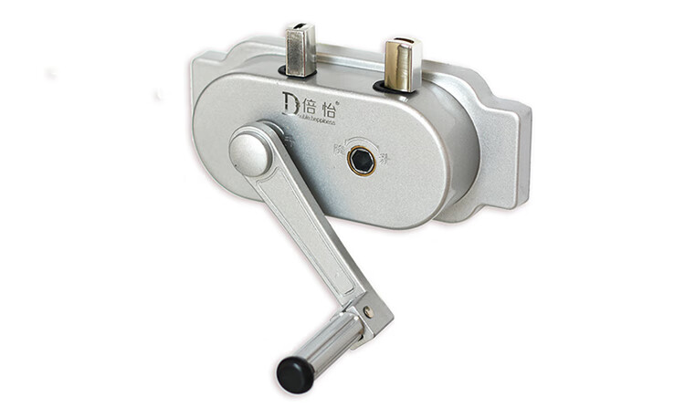 晾衣架手摇器晾衣架手摇器银色通用双杆凉衣架杆配件升降器免打孔摇把