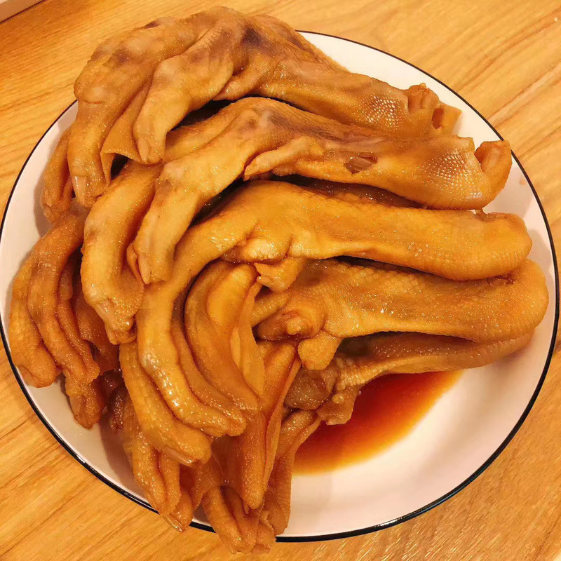 泡椒鸭脚无骨鸭爪醋泡鸭脚啤酒搭档卤味小吃网红零食鸭掌休闲 无骨鸭
