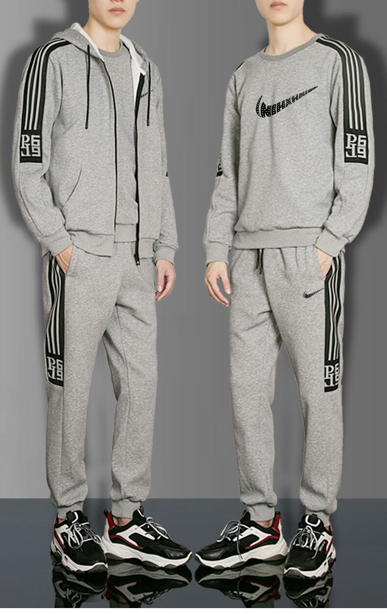 耐克(nike) 耐克nike纯棉运动服套装男士秋冬季2022年新款潮流休闲