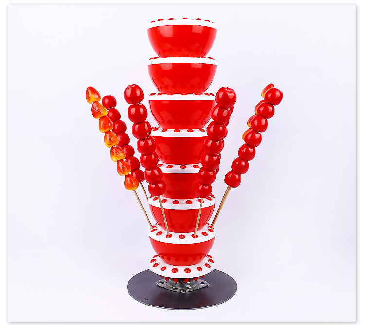 冰糖葫芦架子多功能塑料冰糖葫芦展示架 棉花糖 薯塔糖葫芦塑料把子