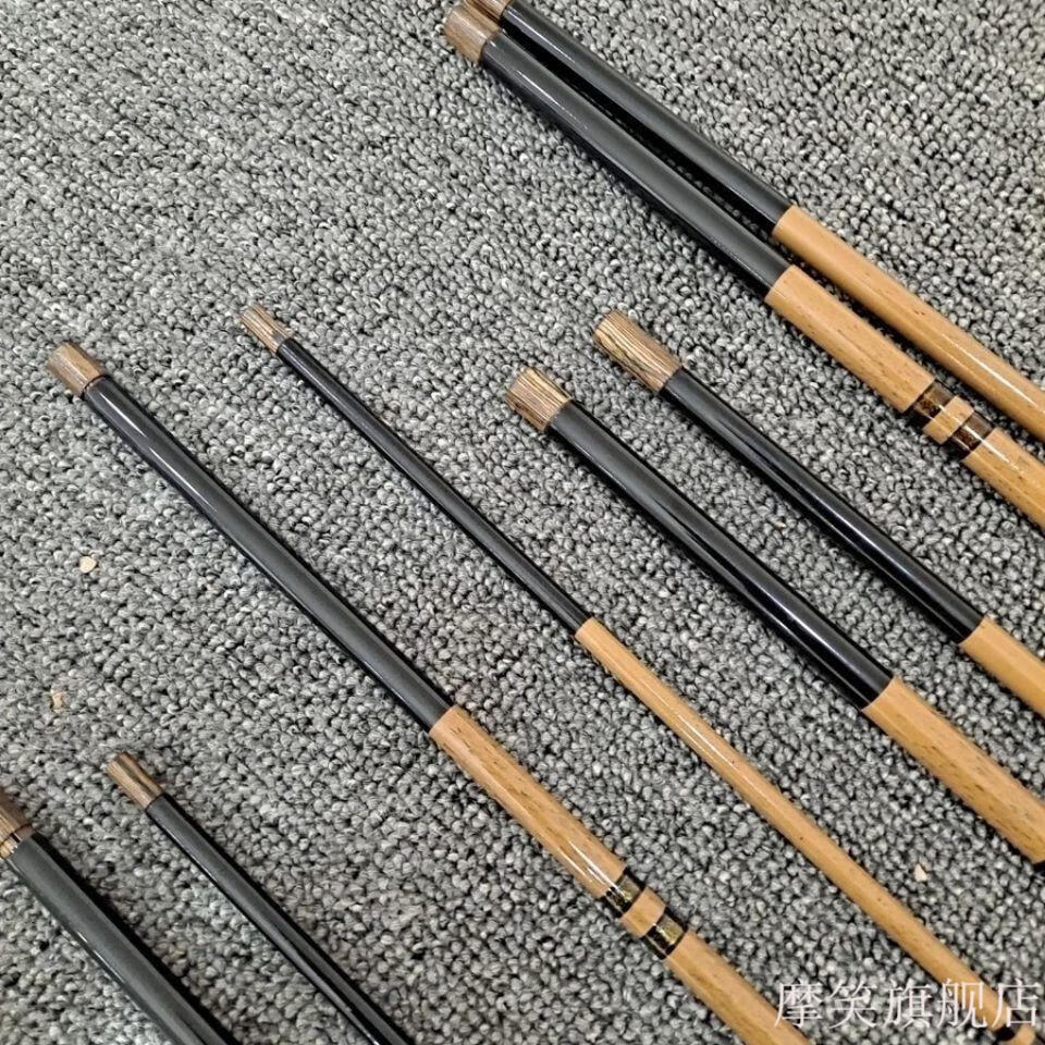 竹子鱼竿纯手工超轻超硬传统老式纯竹子钓鱼竿手工鲫鱼竿手竿并继竿